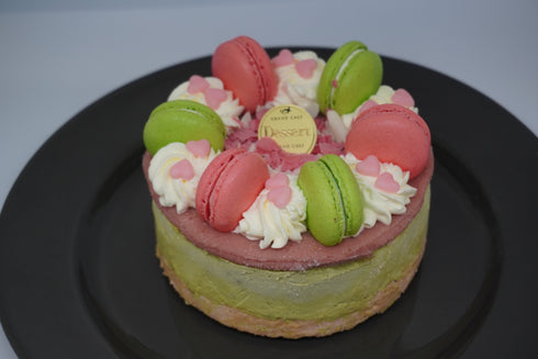 🌸和スイーツの極み!桜×抹茶のダブルチーズケーキ